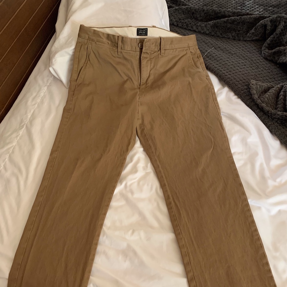 J. Crew Stretch Straight fit pants. 32x30